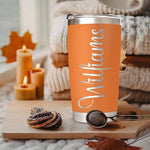 Load image into Gallery viewer, Personalized Tumbler with Pictures Text Name, Custom Double Wall Insulated Tumbler, 20oz Coffee cups with lid and straw, Personalized Christma Birthday Gifts for Women Men (made in USA)