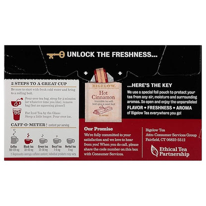 Bigelow, Hot Cinnamon Tea, 20 Count