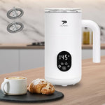Load image into Gallery viewer, Milk Frother, Electric Milk Frother and Steamer 4 in 1 Automatic Coffee Steamer Frother, 11.8OZ / 350ML Warm and Cold Foam Frother For Coffee,Latte, Cappuccino, Macchiato, Hot Chocolate, White