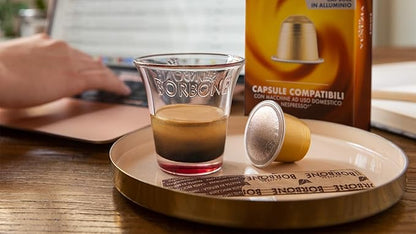 Caffe Borbone Aluminum Coffee Pods, Compatible with Nespresso Original Machines, Crema Superiore, Medium Roast, Creamy and Smooth, Genuine Italian Coffee - 50 Count