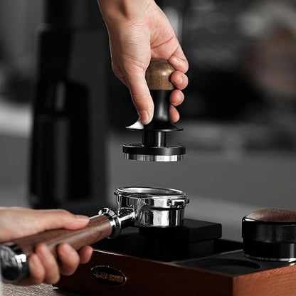 MHW-3BOMBER Espresso Coffee Tamper 51mm with Three Spring Loaded Calibrated Espresso Tamper 30lbs Tamper for Espresso Machine with Sound Feedback T6182T-OS