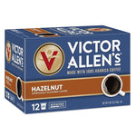 Load image into Gallery viewer, Victor Allen's Coffee Hazelnut Flavored, Medium Roast, 2 Pack - 12 Count, Single Serve Coffee Pods for Keurig K-Cup Brewers