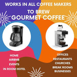 Load image into Gallery viewer, Ground Coffee | Gift Set Sampler Pack Variety Medium, Dark, &amp; Flavored Roast Low Acid Mold Free Pouches | Gourmet Bulk Packets | Highest Rated Individual Premeasured Powder Bags for 12 Cup Drip Maker