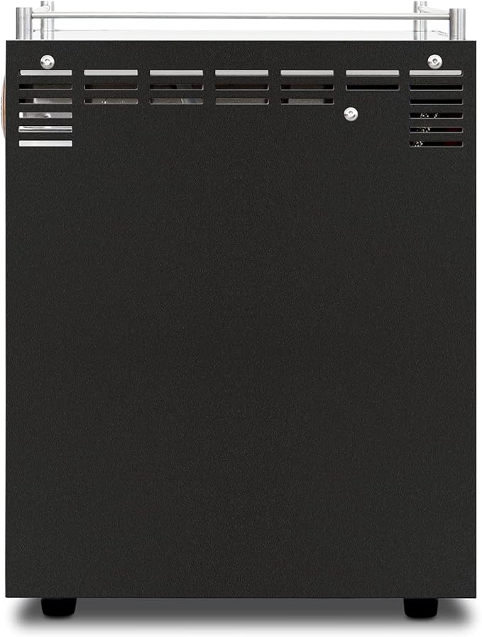 Ascaso Steel PID Programmable Espresso Machine w/Volumetric Controls, Single Thermoblock, 120V (SINGLE, BLACK)