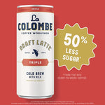 Load image into Gallery viewer, La Colombe Coffee, Triple Draft Latte, 11 fl oz Cans (Pack of 12), Coffeehouse Quality Cold Brew, Specialty Grade Coffee Beans, Ready-to-Drink On-the-Go