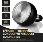 Load image into Gallery viewer, Stovetop Tea Kettle - 2.64 Quart Whistling Tea Pot for Stove Top, Stainless Steel Tea Kettle for All Stovetops Including Induction, Gas, Electric | Ergonomic Pouring Design