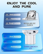 Load image into Gallery viewer, Commercial Spray Drench Ice Maker Machine 150 Lbs/Day, Undercounter Ice Makers 100Lbs Storage Bin and 32 Ice Trays, Under Counter ice Maker for Home, Bar, Party