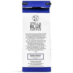 Load image into Gallery viewer, Stella Blue Ground Coffee, Electric Avenue Blend, Dark Roast, Fresh Coffee Ground 100% Arabica, Smooth Balanced Roast with Distinct Flavor Notes, Ethically Sourced Coffee Beans, 12 oz Bag