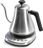 Load image into Gallery viewer, COSORI Gooseneck Electric Kettle with 5 Variable Presets, Pour Over &amp; Coffee maker, 100% Stainless Steel Inner Lid &amp; Bottom, 1200 Watt Quick Heating, 0.8L, Silver
