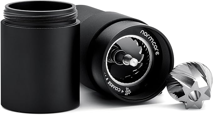 Normcore Manual Coffee Grinder V3 - Hand Coffee Grinder with Stainless Steel 38mm Contemporary Conical Burr - Adjustable Settings - For Espresso, Pour over, French Press