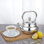 Load image into Gallery viewer, SANQIAHOME Stainless Steel Teapot With Removeable Infuser 71 oz (2000ml) Thickened Mirror Polished Stovetop Tea Maker for Herbal and Infusion