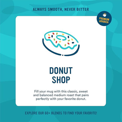 Cameron's Coffee Roasted Whole Bean Coffee, Donut Shop, 28 Ounce