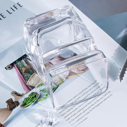 KAMMAK Whiskey Glasses with Cigar Rest, 10.82 oz (320 ml) Old Fashioned Tumbler, Thick Base Glass & Integrated Cigar Holder, Delicate Rim Seamless Design for Bourbon Scotch