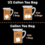 Load image into Gallery viewer, Cane Brew Sweet Tea – Southern Black Iced Teas, Family Size – No Boil, Zero Mess – Cold Brew for Home, Camping, RV, or Travel, 16 Gallon Bags