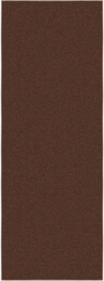 Load image into Gallery viewer, Ottomanson Hallway Runner Rug 2'2" x 6' Non Slip Solid Area Rugs Easy to Clean Laundry Rug Runner Durable &amp; Pet Friendly Floor Carpet Runners for Hallways Entryway Living Room Kitchen, Brown
