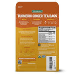 Load image into Gallery viewer, FGO Organic Turmeric Ginger Tea, Eco-Conscious Tea Bags, 100 Count, Packaging May Vary (Pack of 1)