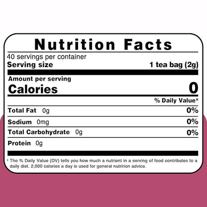 TEARELAE - Red Clover Tea Bags, 40 Count - Premium Natural Red Clover Herb - Caffeine-free Herbal Tea - Non-GMO - Support Skin Health