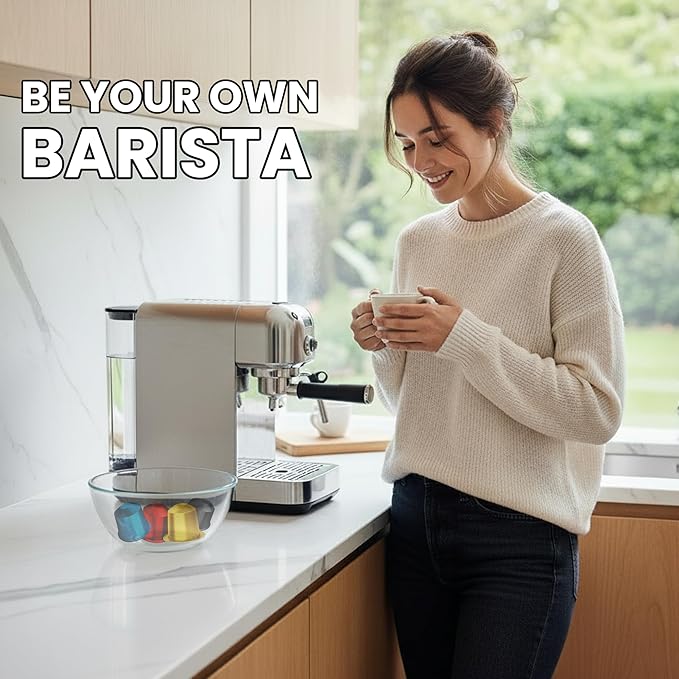 Prince Caffe Espresso Pods Variety Pack Compatible with Nespresso Original Line Machines – Espresso, Ristretto, Millennium & Premium – Intensity7, 8, 9, 10, 40 Count (4 x 10 Capsules)