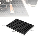Load image into Gallery viewer, IKAPE Drying Coffee Maker Mat, Multi-functional Water Filter Mat, Easy to Clean, Durable, Suitable for Coffee and Tea Accessories and Kitchen Counters(Black, 15.75in*11.81in)