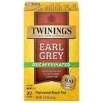 Load image into Gallery viewer, Twinings Decaffeinated Earl Grey Black Tea Individually Wrapped Bags, 20 Count (Pack of 1), Flavoured with Citrus and Bergamot, Enjoy Hot or Iced, 20 Teabags