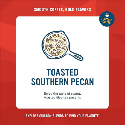 Cameron's Coffee Single Serve Pods, Flavored, Toasted Southern Pecan, 12 Count (Pack of 6)