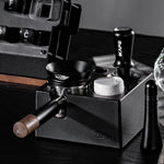 Load image into Gallery viewer, IKAPE 58.35mm Espresso Tamper, Spring-loaded Calibrated Tamper with Titanium Ripple Plating Base, Compatible with Over 58MM Espresso Bottomless Portafilter