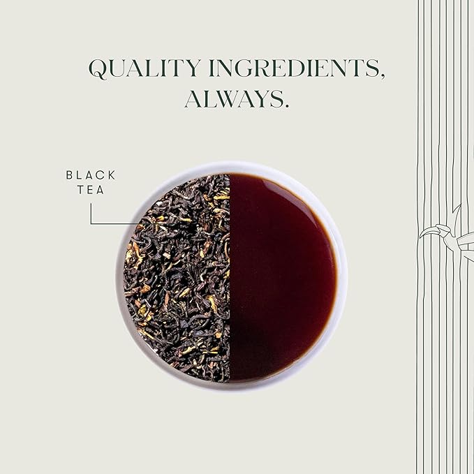 Luxmi Estates Tale of Two Estates Organic English Breakfast Tea (50 Tea Bags) Caffeinated Tea Bags For A Morning Boost and Natural Energy, With Certified Organic Darjeeling & Assam Black Tea