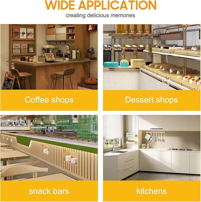 Commercial Waffle Stick Maker, Non-Stick Waffle Maker, Restaurant Flip Waffle Stick Maker, Makes Individual Waffles, Time and Temperature Controls, for Restaurant Snack Bar Home Use