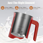 Load image into Gallery viewer, Milk Frother, 4-in-1 Milk Frother and Steamer, 13.5oz/400ml Automatic Hot and Cold Foam Maker and Milk Warmer, Electric Frother for Coffee, Latte, Cappuccino, Macchiato, Matcha(Red)