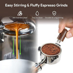 Load image into Gallery viewer, Espresso Accessories Kit 51mm Tamper: 51mm Espresso Tamper Set Espresso Kit Including Coffee Tamper, Milk Frothing Pitcher, WDT Tool Espresso, Tamper Mat, Latte Art Pen, Coffee Spoon, Coffee Stencils