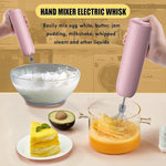 Load image into Gallery viewer, Cordless Hand Mixer with Whisk and Forther Wand,Electric Whisk, Milk Frother,Coffee Frother, Whisks for Cooking,Handheld Frother,Food Chopper, Baby Food Maker,4-Speed, 10Oz