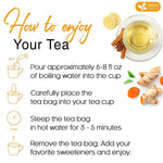 Load image into Gallery viewer, FreshDrinkUS, Premium 135 Turmeric Cinnamon Tea Bags, 100% Natural, Blend of Turmeric, and Cinnamon. Made with Natural Material Tea Bags. No Sugar. No Caffeine. Vegan.