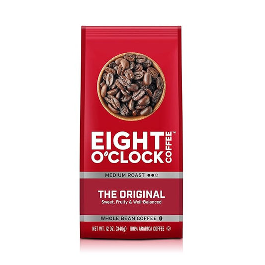 Eight O'Clock Whole Bean Coffee, The Original, 12 Ounce