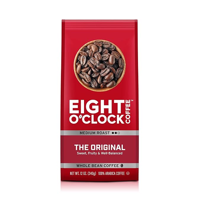 Eight O'Clock Whole Bean Coffee, The Original, 12 Ounce