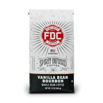 Load image into Gallery viewer, Fire Department Coffee - Vanilla Bourbon Coffee - Gives Back to Firefighters - Vanilla Bean Bourbon Infused Whole Bean - Non-Alcoholic - Roasted in the USA - Veteran Owned - 12 oz