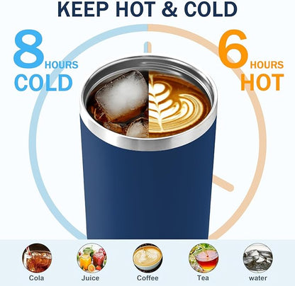 Custom Dad Tumbler with Kids Names, Personalized 40 Oz Tumbler with Handle and Straw, Personalized Birthday Gifts for Dad Husband