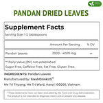 Load image into Gallery viewer, FreshDrinkUS, Premium 2oz Natural Pandan Leaves Dried, 100% Pure Dried Pandan Leaves, Pandan Leaf Tea, No Additives, No Caffeine, Vegan (2 oz Dried Leaves)