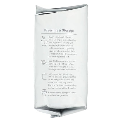 365 by Whole Foods Market, Buzz Free Decaf Ground Coffee, Medium Roast, 24 Ounce