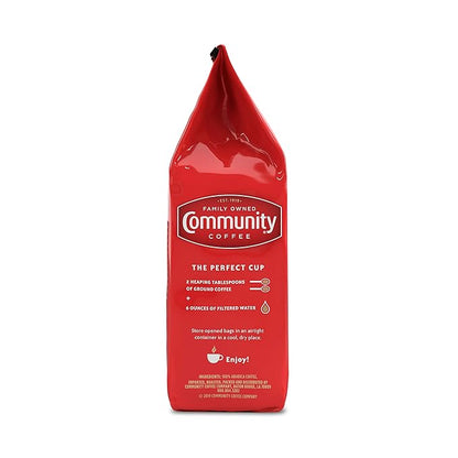 Community Coffee 100% Colombia 72 Ounce, Medium Dark Roast Ground Coffee, 12 Ounce (Pack of 6)