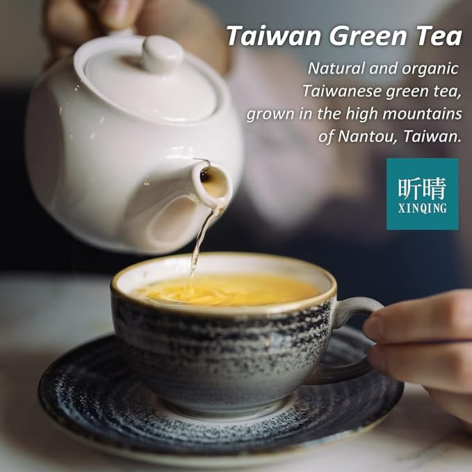 Xin Qing Taiwan Green Tea Taiwan high mountain Green Tea Loose Taiwan Tea | Naturally Sweet and Not Bitter 200g/7.05oz