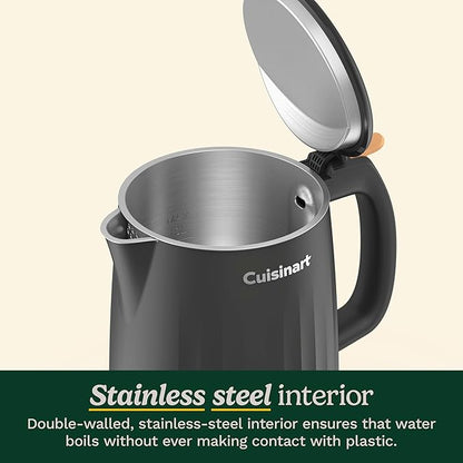 Cuisinart Soho 1 Liter Double Wall Electric Kettle, Black