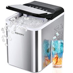 Load image into Gallery viewer, EUHOMY Nugget Ice Makers Countertop, Ready in 8 Mins, 35lbs/24H, Self-Cleaning, Portable Ice Maker Machine with Ice Scoop &amp; Basket, Sonic Ice Maker with Chewable Pellet Ice for Home/Party/RV/Camping
