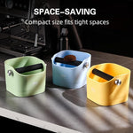 Load image into Gallery viewer, Espresso Knock Box - Bincoo Espresso Machine Knock Box/Espresso Grounds Knock Box, Barista Style Coffee Knock Box for Grounds with Removable Shock-Absorbent Knock Bar and Anti-Slip Base. (yellow)