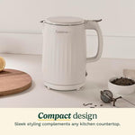 Load image into Gallery viewer, Cuisinart Soho 1 Liter Double Wall Electric Kettle, Truffle