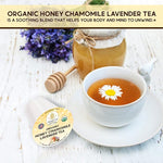 Load image into Gallery viewer, Organic Chamomile and Lavender Tea Pods for Keurig - Decaf Herbal Tea for Keurig K Cups - Honey Chamomile Lavender by Teavity (36 Tea Pods)