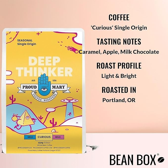 Bean Box Sampler - Roasted by Proud Mary, 2-Pack, Whole Bean Coffee, Gourmet Coffee