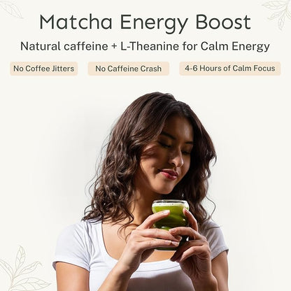 Yu Tea Organic Ceremonial Grade Matcha Powder | Packed with Antioxidants, L-Thanine & Natural Caffeine | Unsweetened Grade A Japanese Matcha Powder | Resealable Pouch, 2.65 oz, 50 Servings