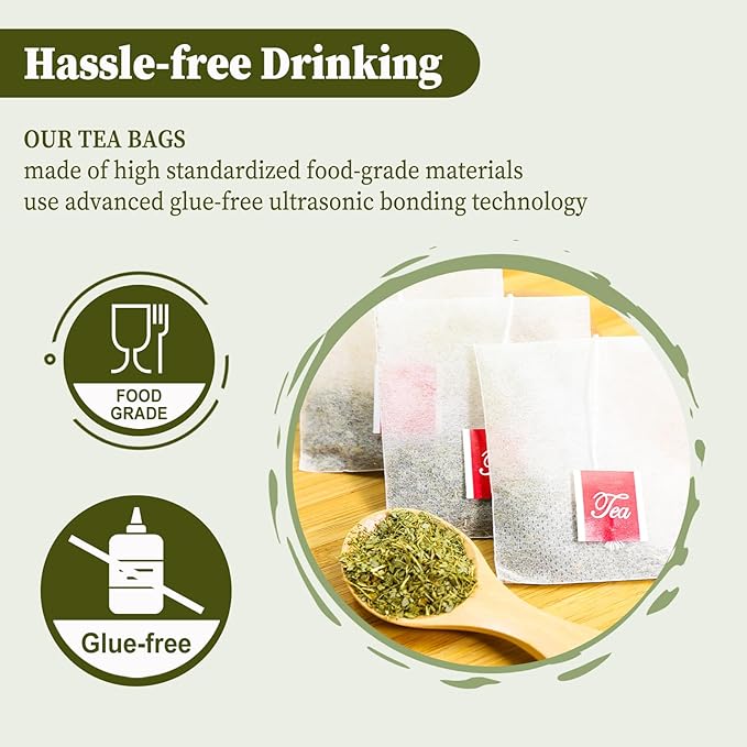 FullChea - Natural Eucalyptus Tea Bag 30 Teabags, 1.5g/bag - Premium Hojas de Eucalipto - Non-GMO - Caffeine-free - Boost Respiratory Health