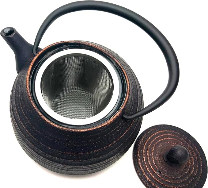 Southern iron teapot brush marks Hakeme 0.4L Copper Black (japan import)