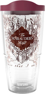 Load image into Gallery viewer, Tervis Harry Potter The Marauder's Map Made in USA Double Walled Insulated Tumbler Travel Cup Keeps Drinks Cold &amp; Hot, 24oz, Classic